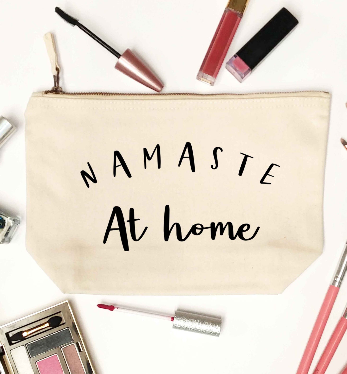 Namaste at home natural makeup bag