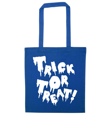 Pumpkin on Way blue tote bag