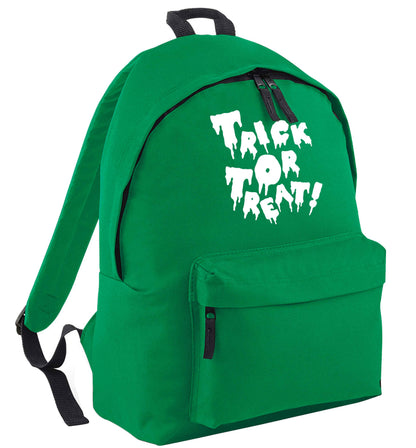 Pumpkin on Way green adults backpack
