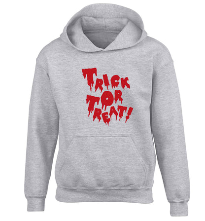 Pumpkin on Way children's grey hoodie 12-13 Years