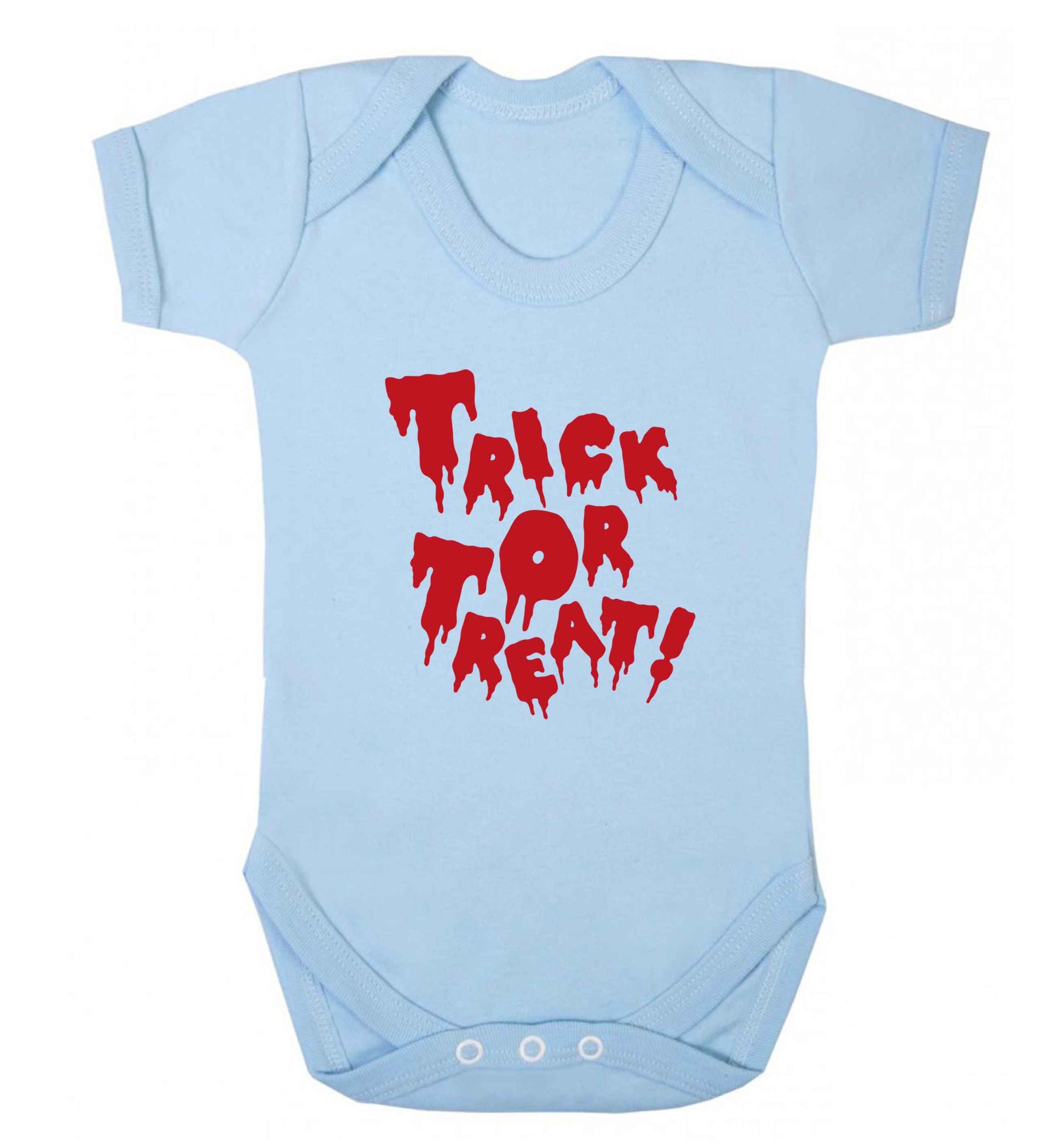 Pumpkin on Way baby vest pale blue 18-24 months