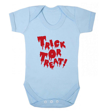 Pumpkin on Way baby vest pale blue 18-24 months