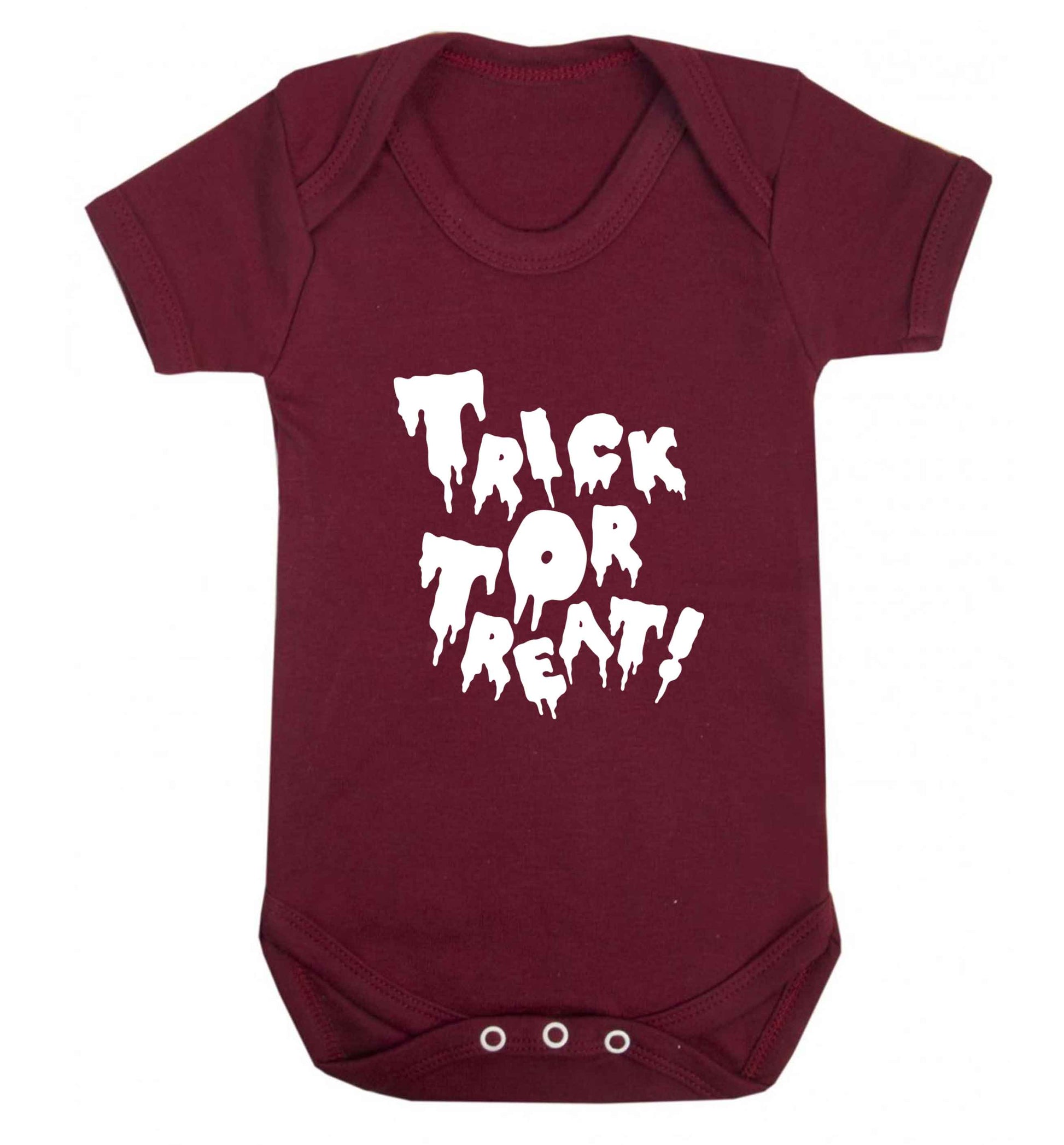Pumpkin on Way baby vest maroon 18-24 months