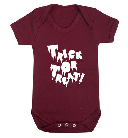 Pumpkin on Way baby vest maroon 18-24 months