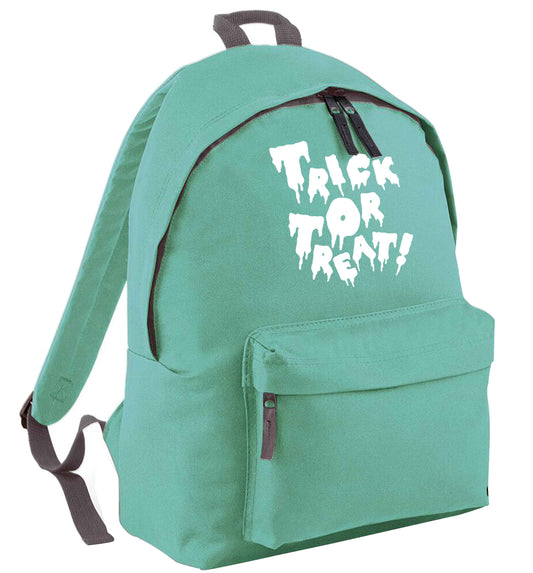 Pumpkin on Way mint adults backpack