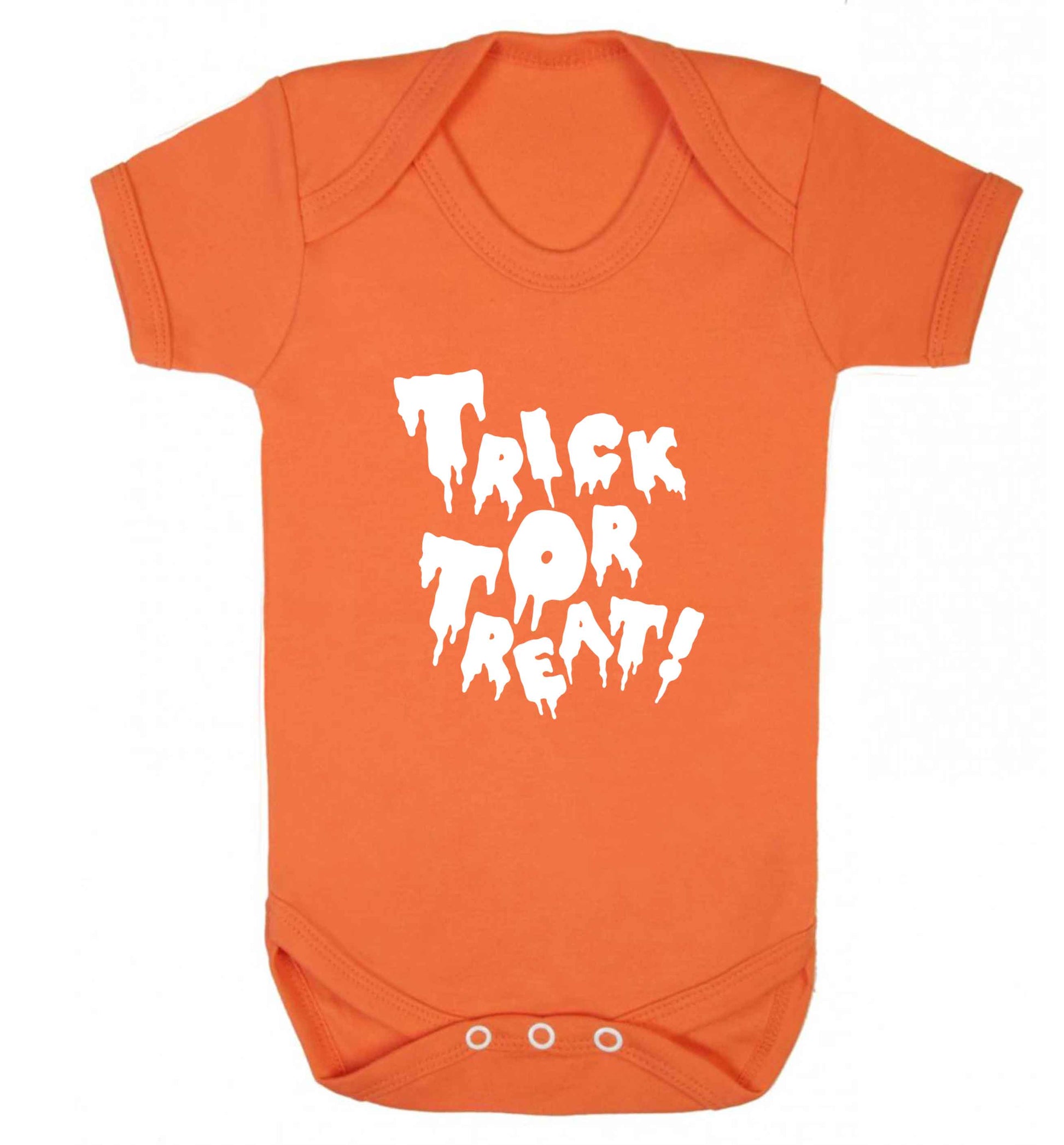Pumpkin on Way baby vest orange 18-24 months