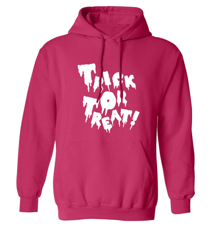 Pumpkin on Way adults unisex pink hoodie 2XL