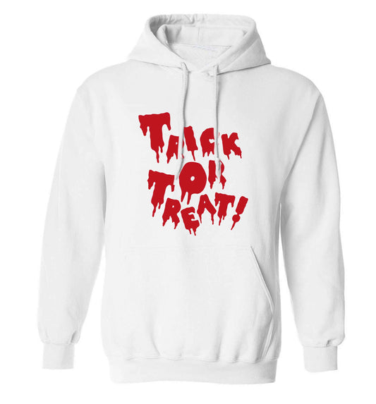 Pumpkin on Way adults unisex white hoodie 2XL