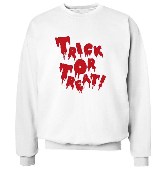 Pumpkin on Way adult's unisex white sweater 2XL