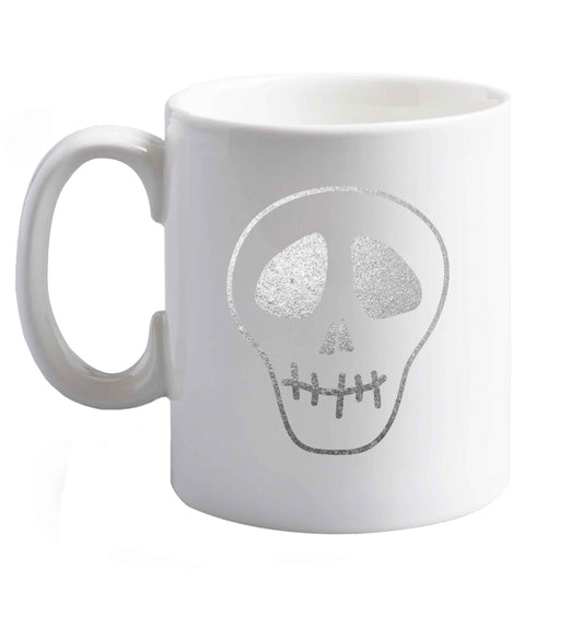 10 oz Favourite Type Pan Pancake ceramic mug right handed
