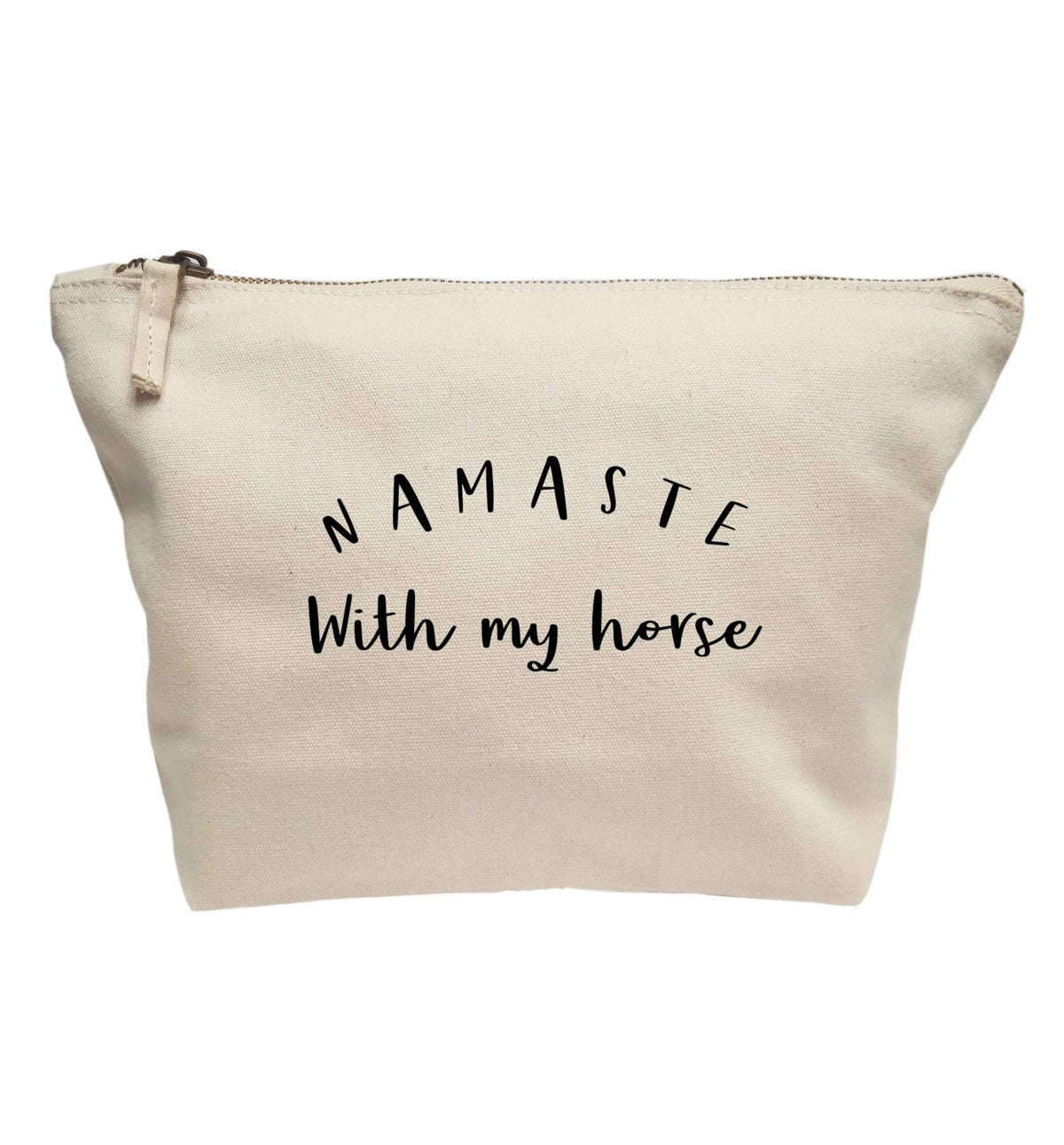 Namaste with my horse | Makeup / wash bag