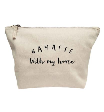 Namaste with my horse | Makeup / wash bag