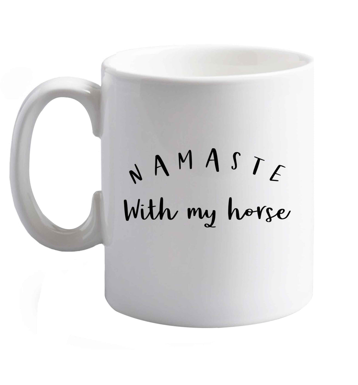 10 oz Favourite Type Pan Pancake ceramic mug right handed