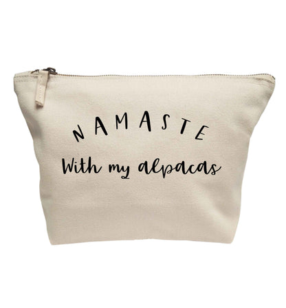 Namaste with my alpacas | makeup / wash bag