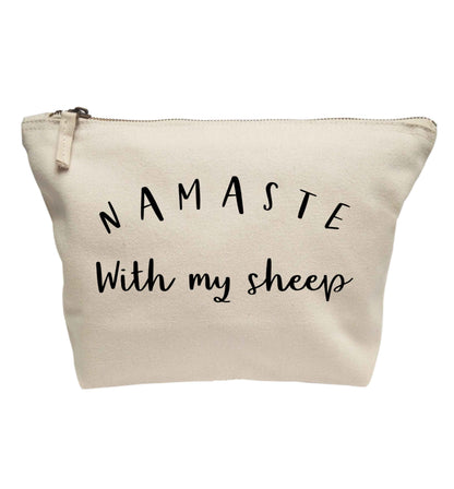 Namaste with my sheep | makeup / wash bag