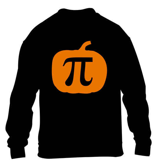 Pumpkin Pie children's black sweater 12-13 Years