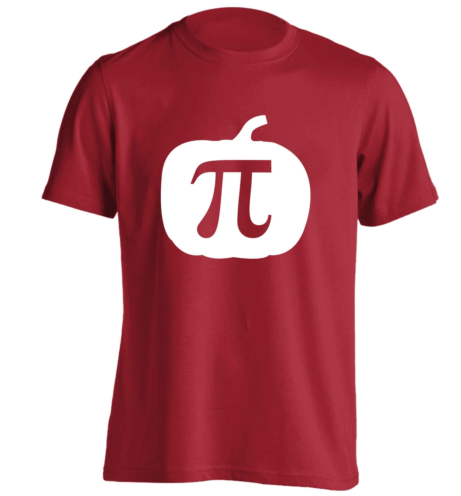 Pumpkin Pie adults unisex red Tshirt 2XL