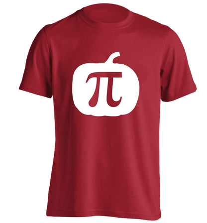 Pumpkin Pie adults unisex red Tshirt 2XL