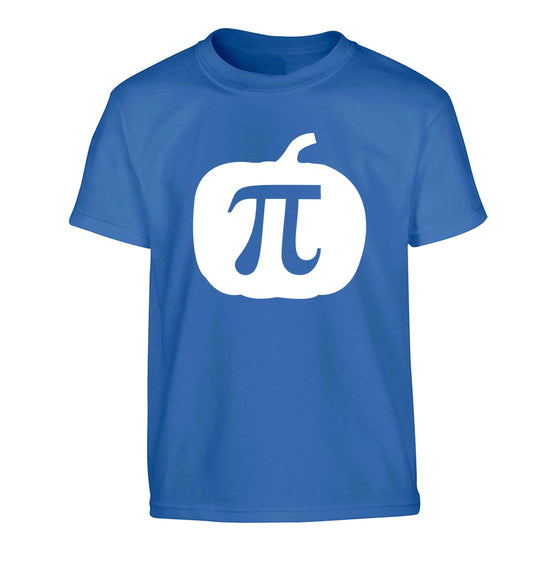 Pumpkin Pie Children's blue Tshirt 12-13 Years