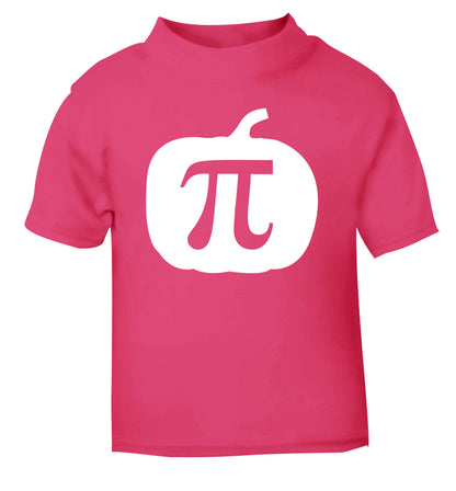 Pumpkin Pi pink Baby Toddler Tshirt 2 Years