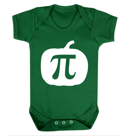 Pumpkin Pi Baby Vest green 18-24 months