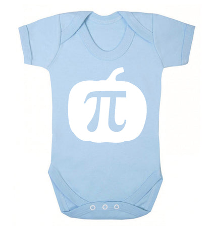 Pumpkin Pi Baby Vest pale blue 18-24 months