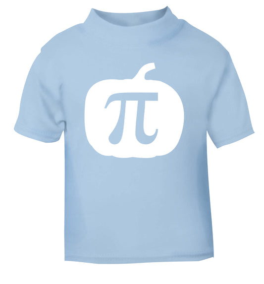 Pumpkin Pi light blue Baby Toddler Tshirt 2 Years