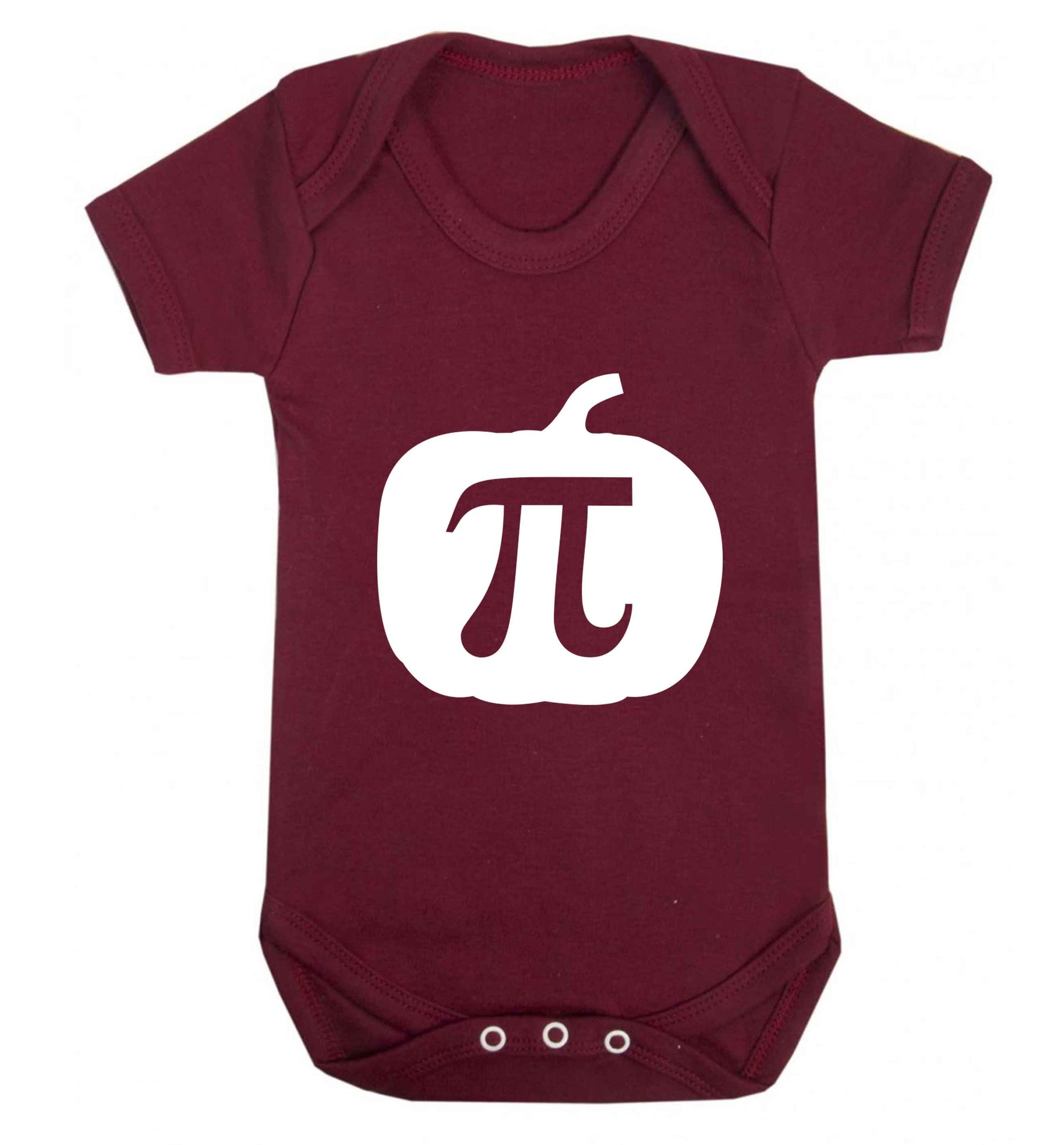 Pumpkin Pie baby vest maroon 18-24 months