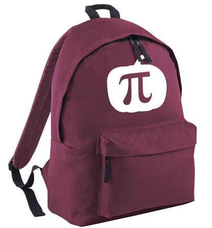 Pumpkin Pie maroon adults backpack