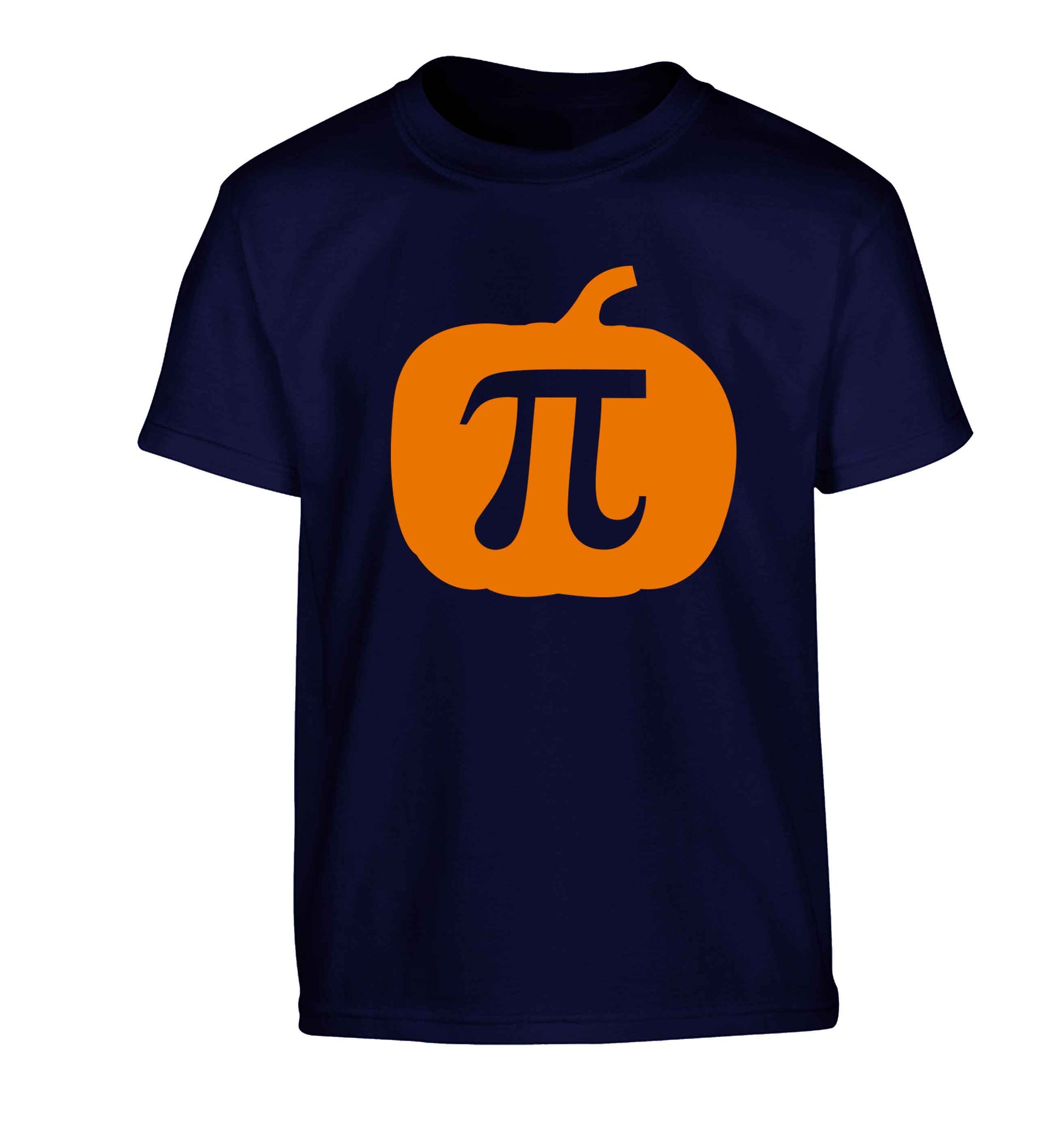 Pumpkin Pie Children's navy Tshirt 12-13 Years