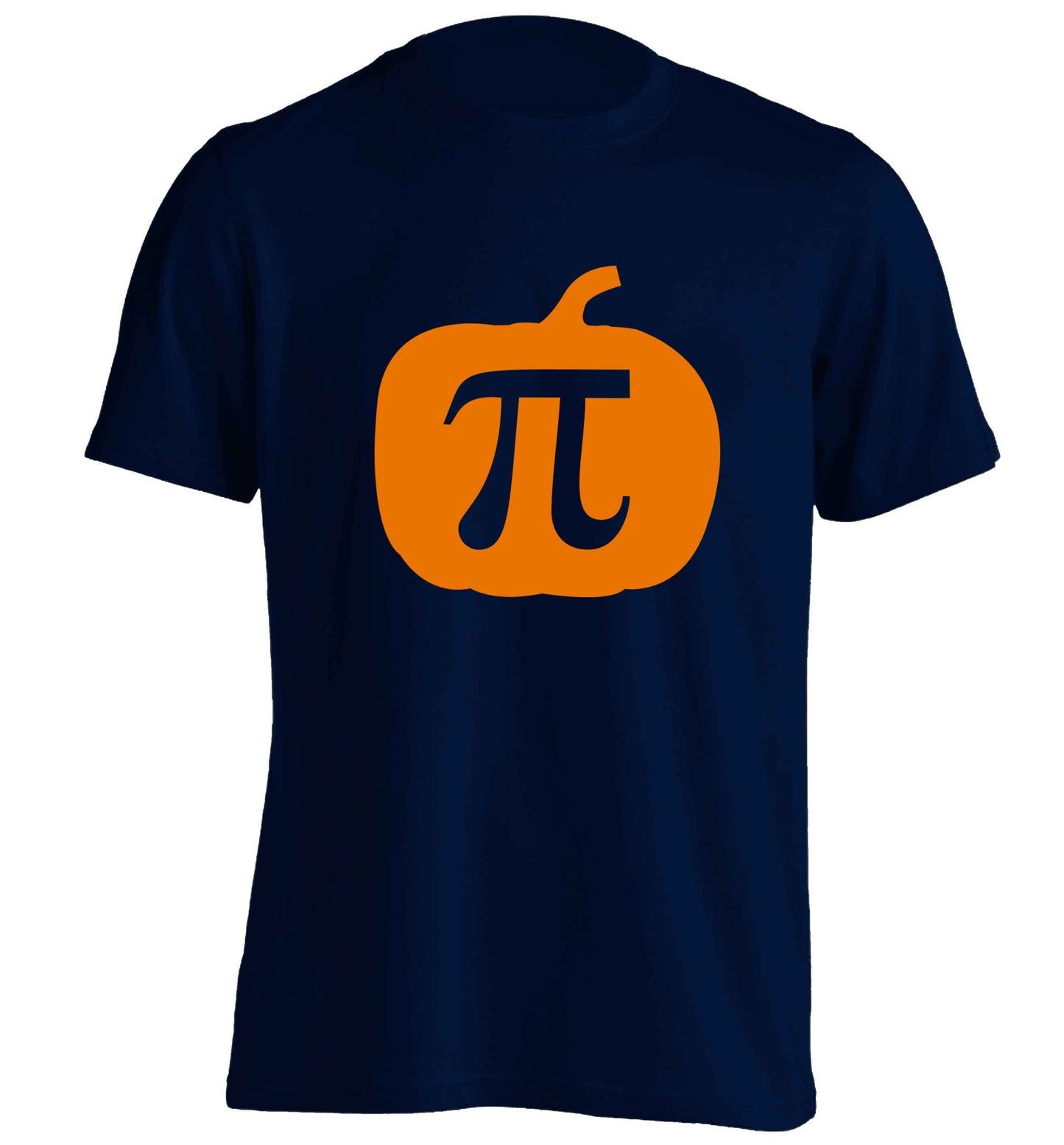 Pumpkin Pie adults unisex navy Tshirt 2XL