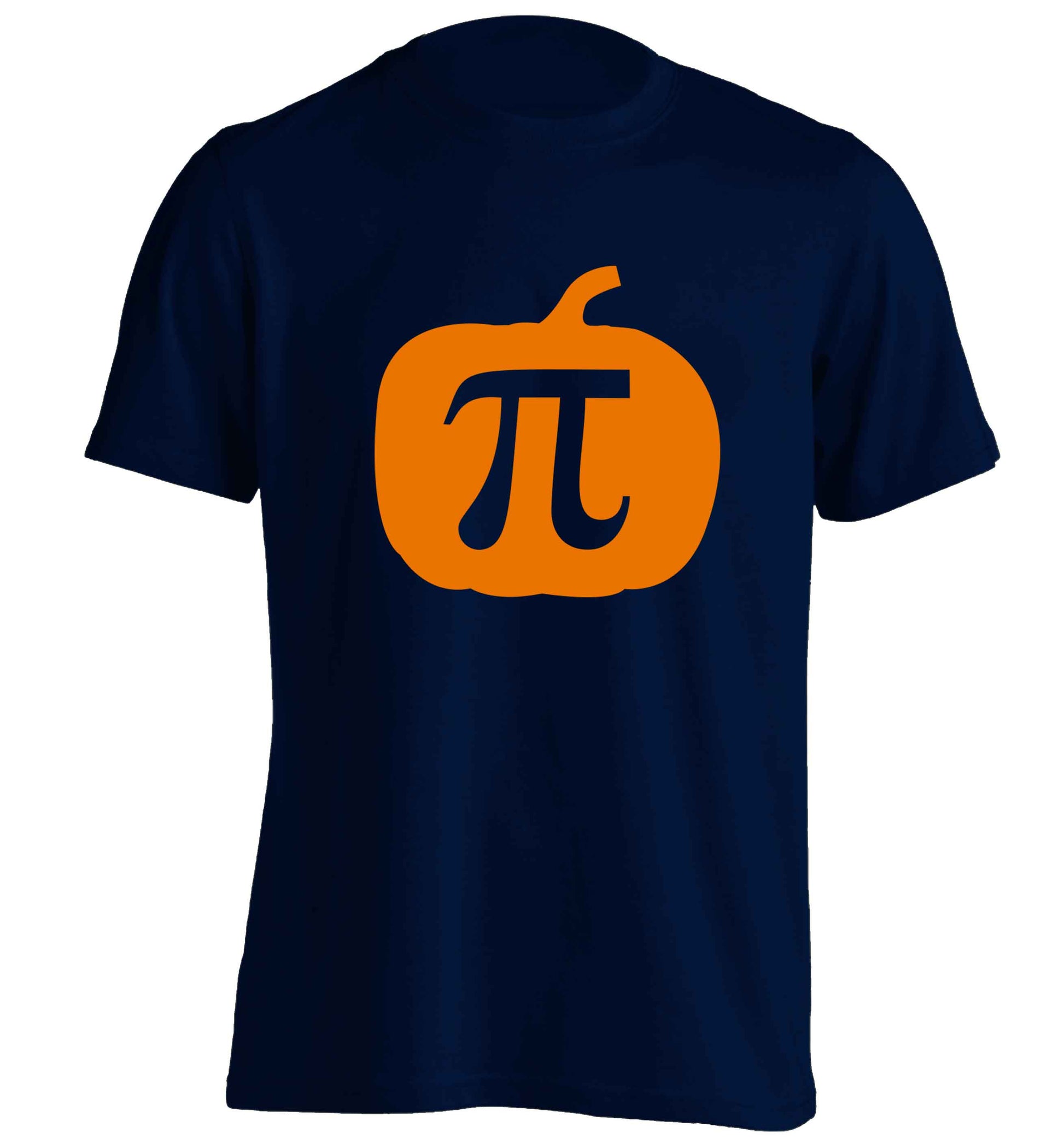 Pumpkin Pie adults unisex navy Tshirt 2XL