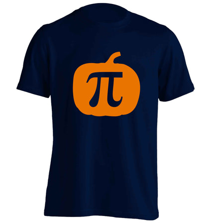 Pumpkin Pie adults unisex navy Tshirt 2XL