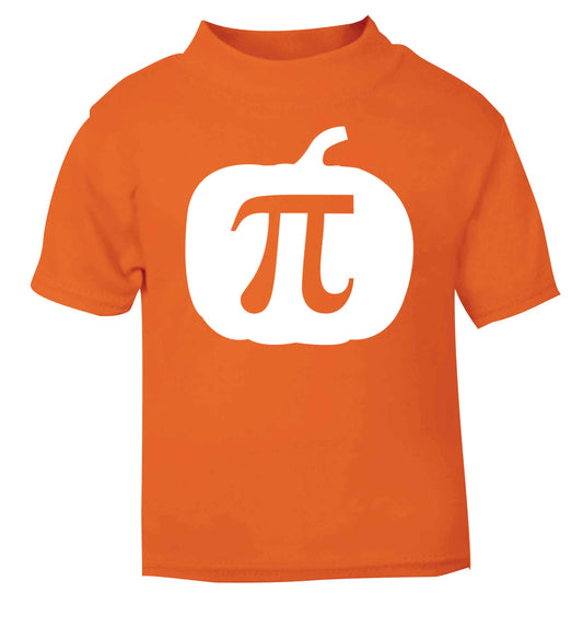 Pumpkin Pie orange baby toddler Tshirt 2 Years
