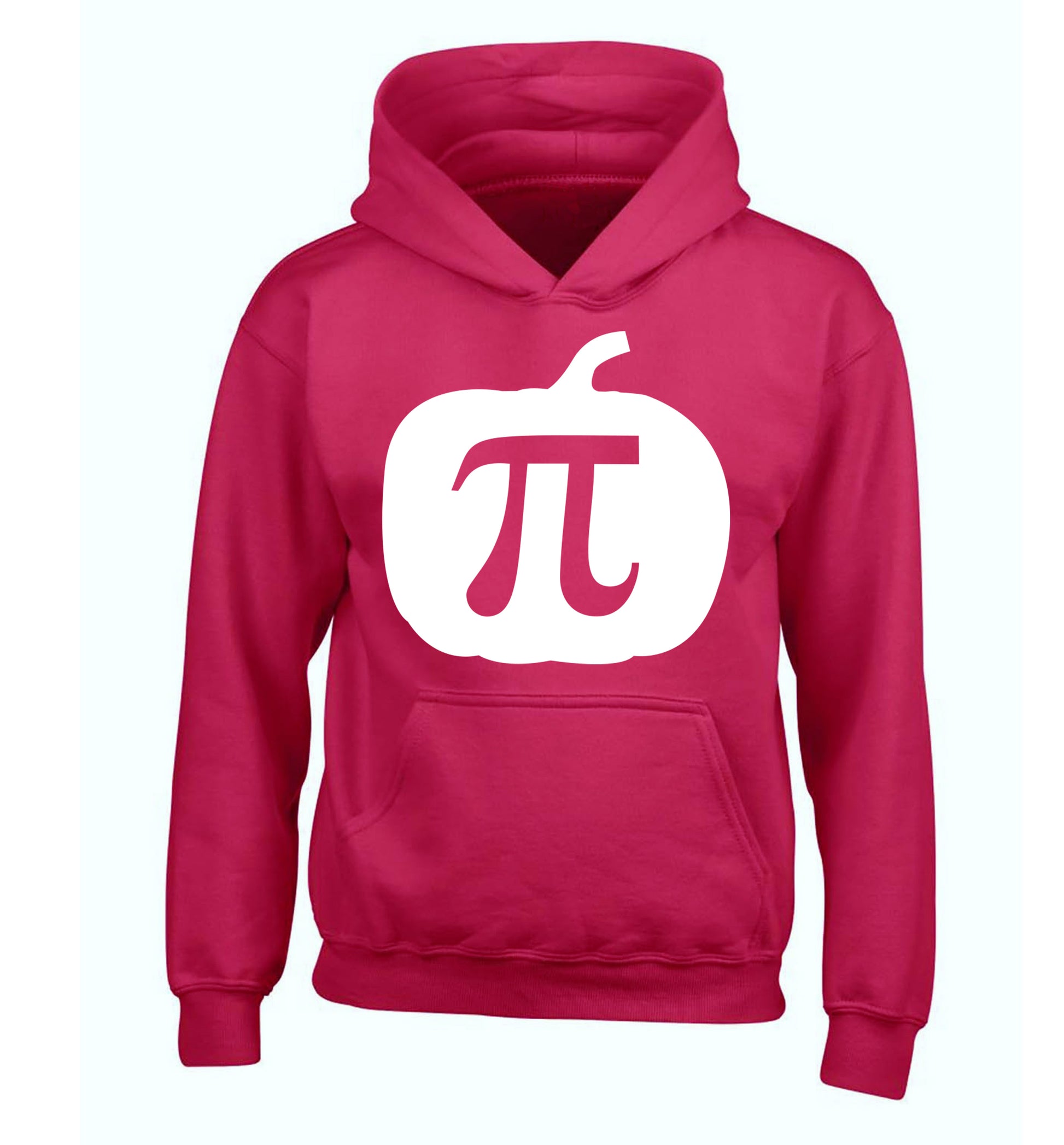 Pumpkin Pi children's pink hoodie 12-13 Years