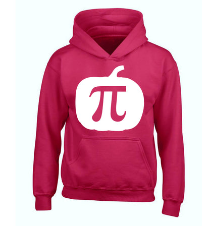 Pumpkin Pi children's pink hoodie 12-13 Years