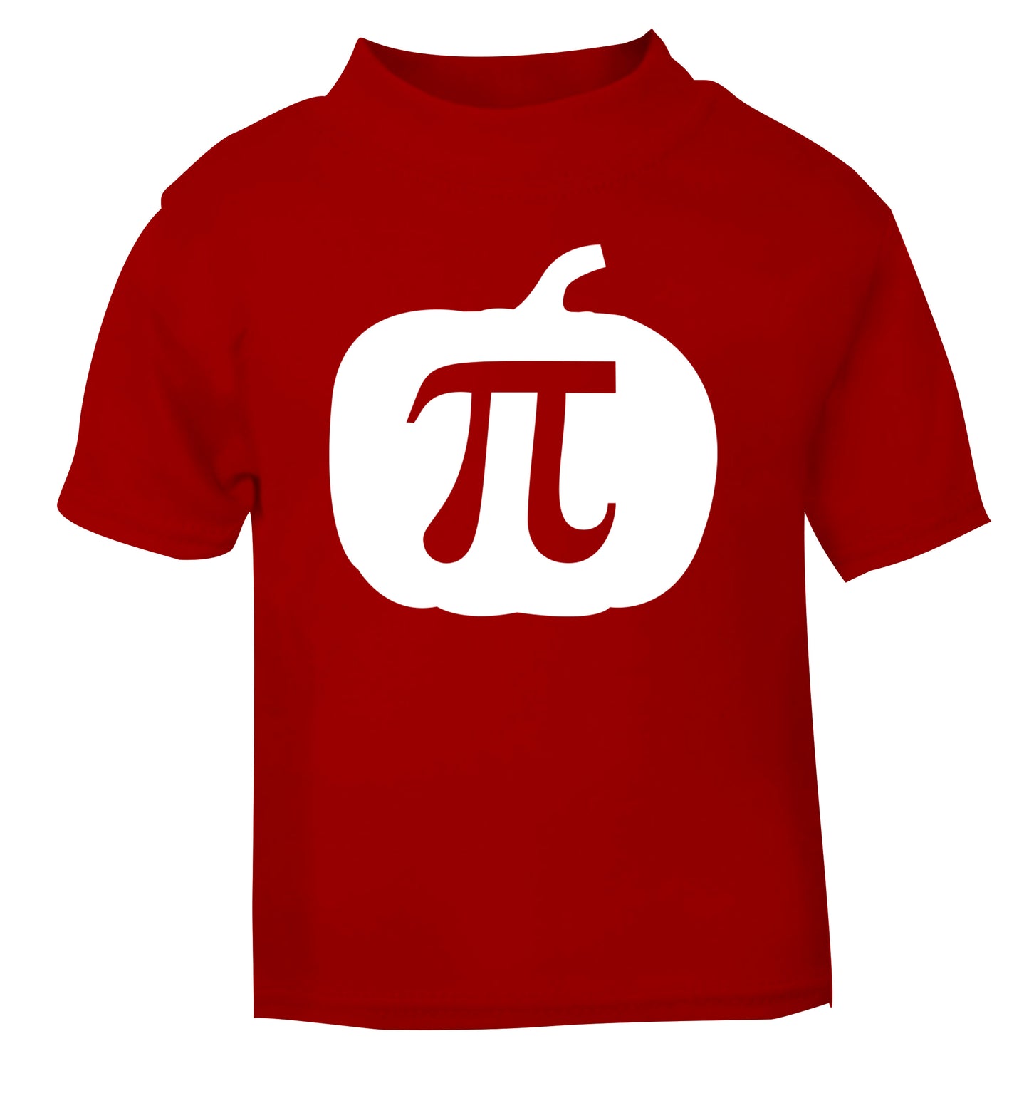Pumpkin Pi red Baby Toddler Tshirt 2 Years