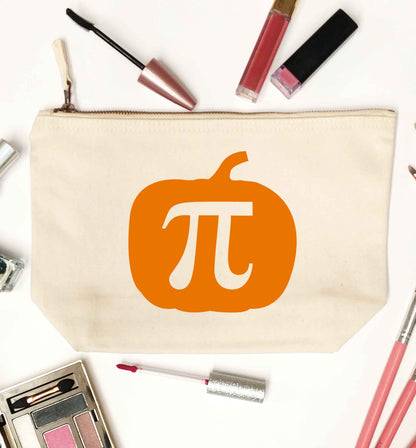 Pumpkin Pie natural makeup bag