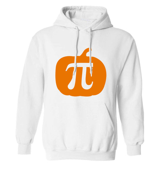 Pumpkin Pie adults unisex white hoodie 2XL