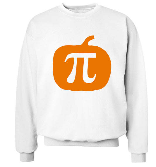 Pumpkin Pi Adult's unisex white Sweater 2XL