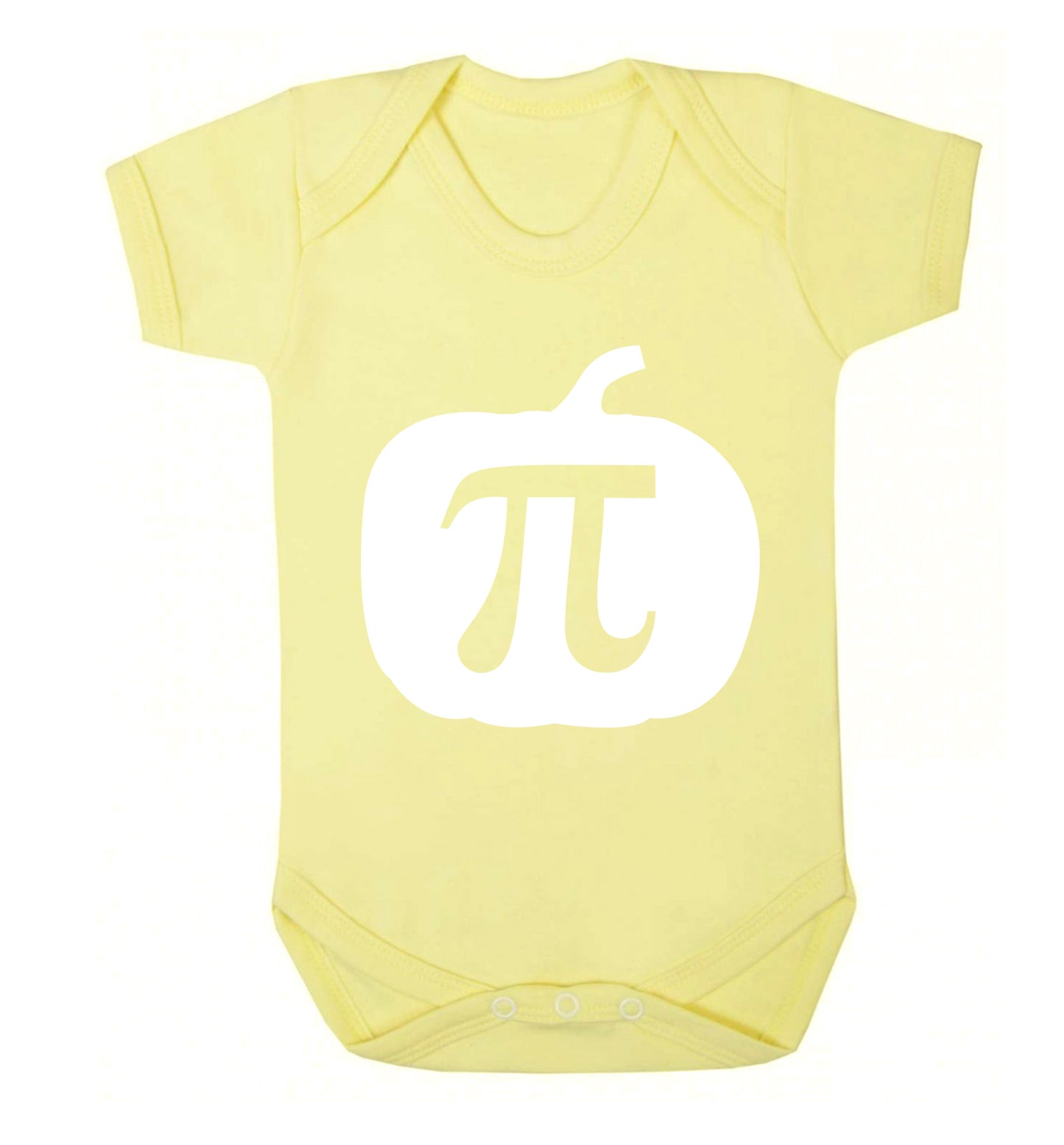Pumpkin Pi Baby Vest pale yellow 18-24 months