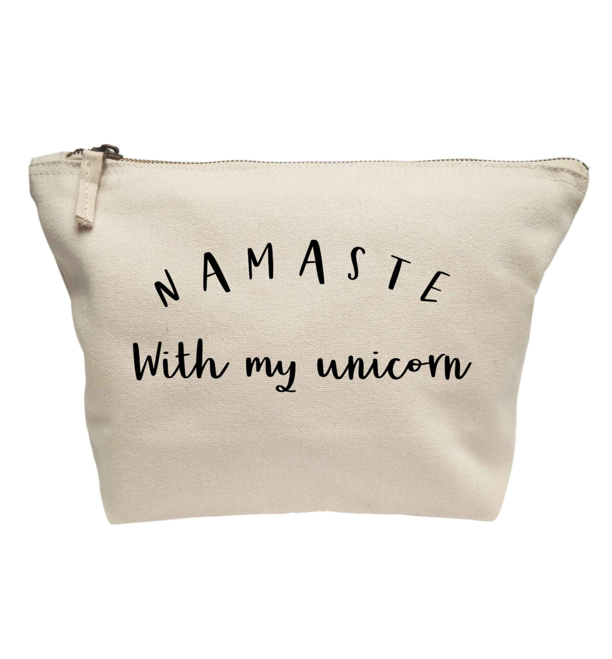 Namaste with my unicorn | makeup / wash bag