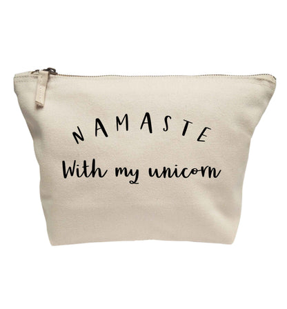 Namaste with my unicorn | makeup / wash bag
