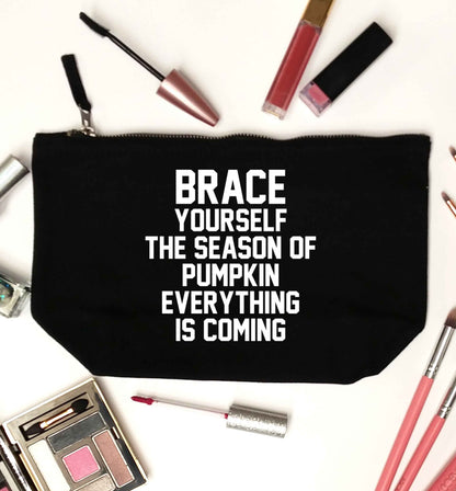 To my Little Pumpkin black makeup bag