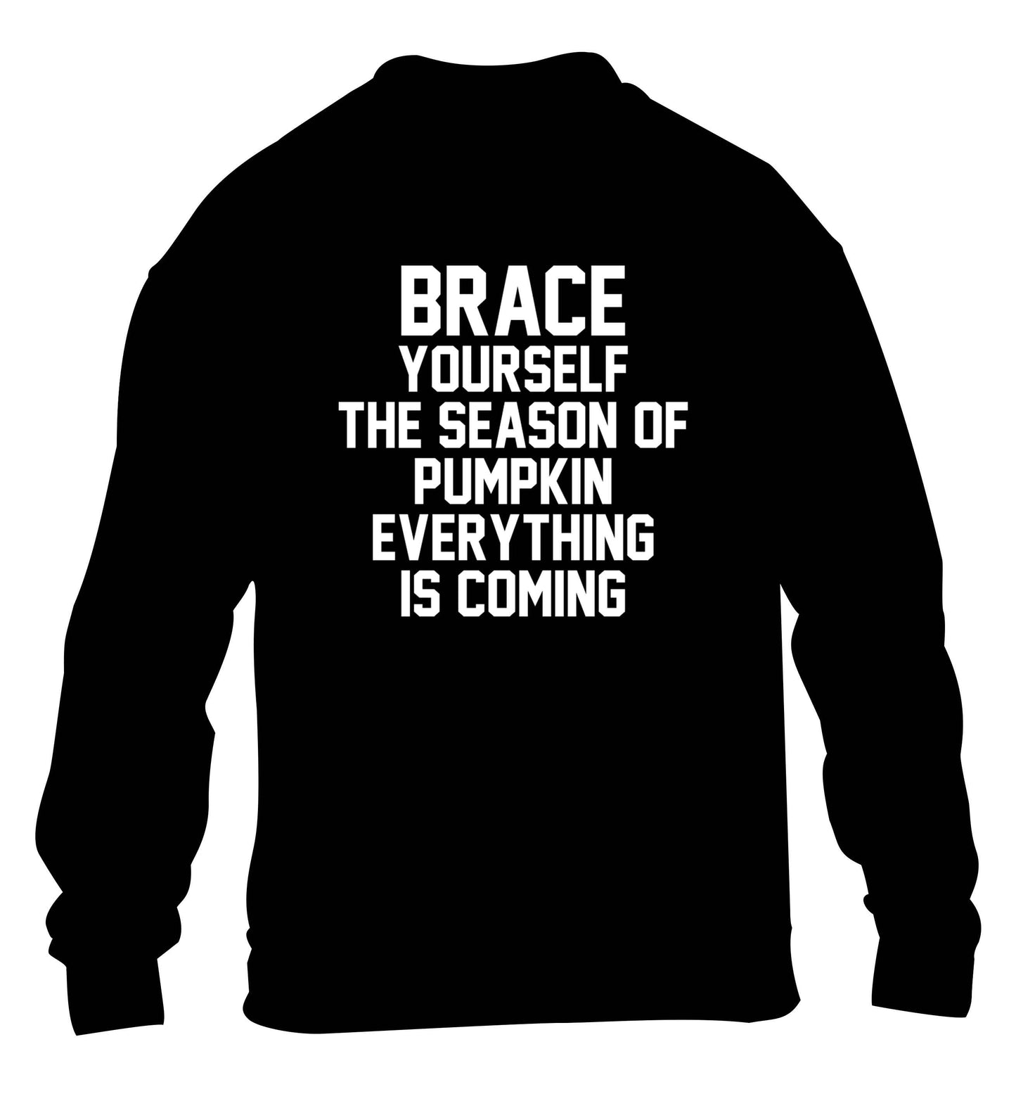 To my Little Pumpkin children's black sweater 12-13 Years
