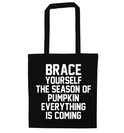To my Little Pumpkin black tote bag