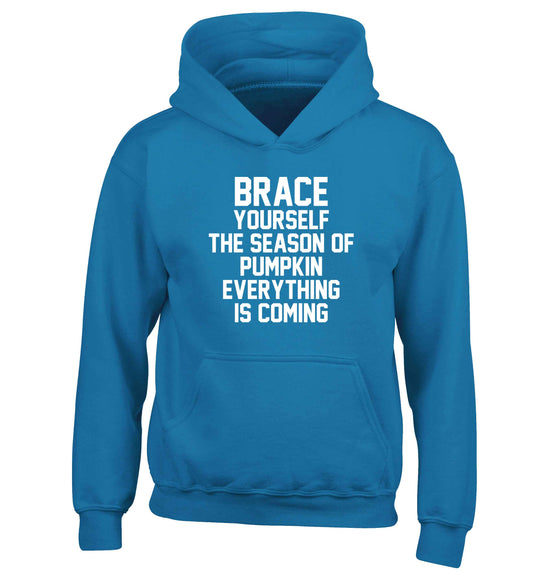 To my Little Pumpkin children's blue hoodie 12-13 Years