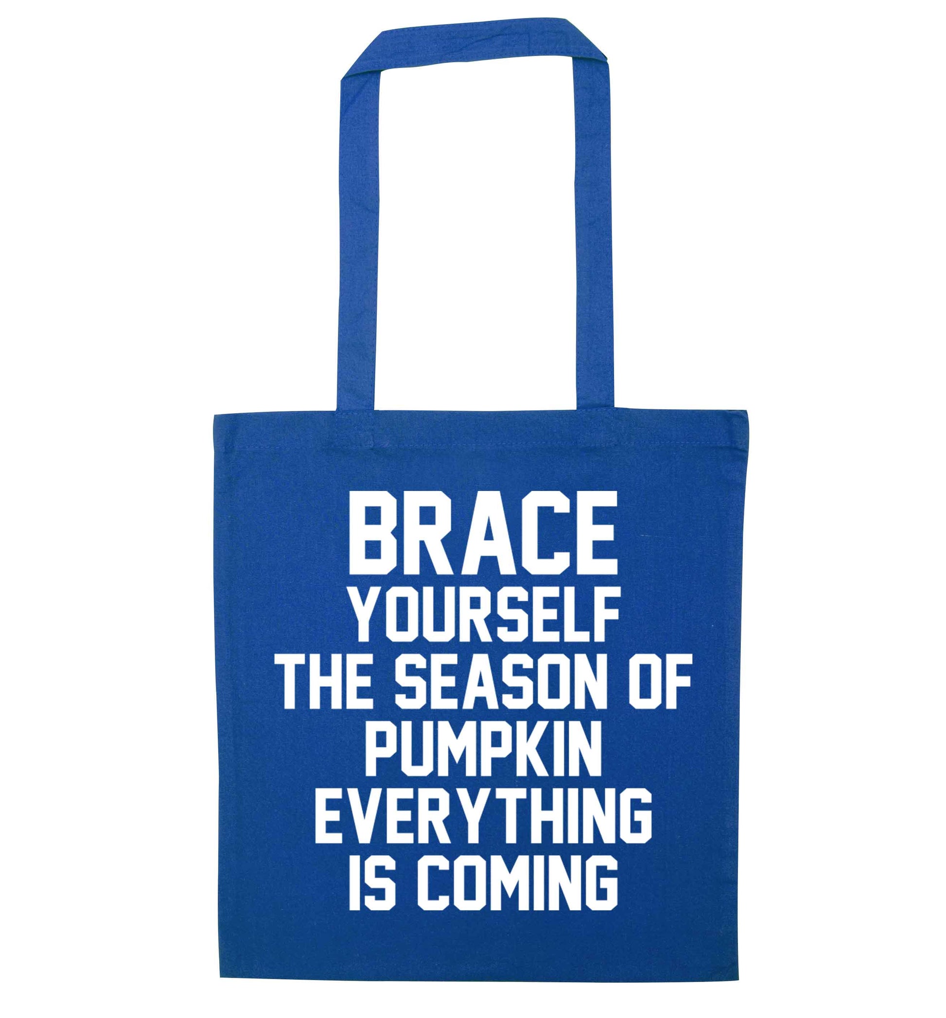 To my Little Pumpkin blue tote bag