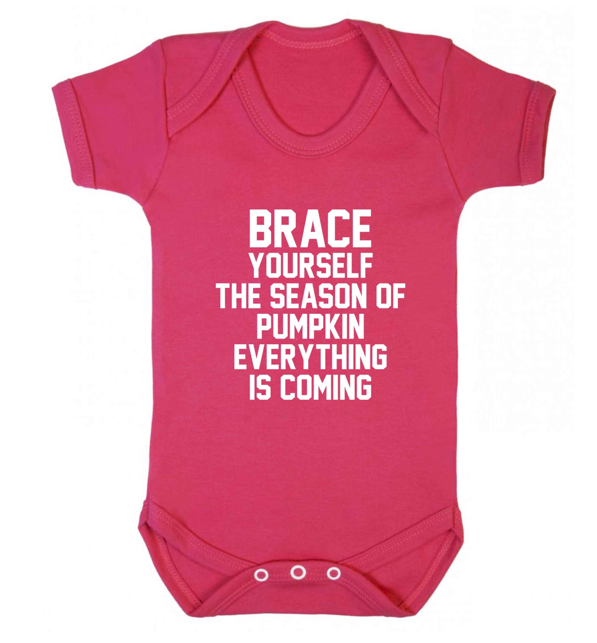 To my Little Pumpkin baby vest dark pink 18-24 months