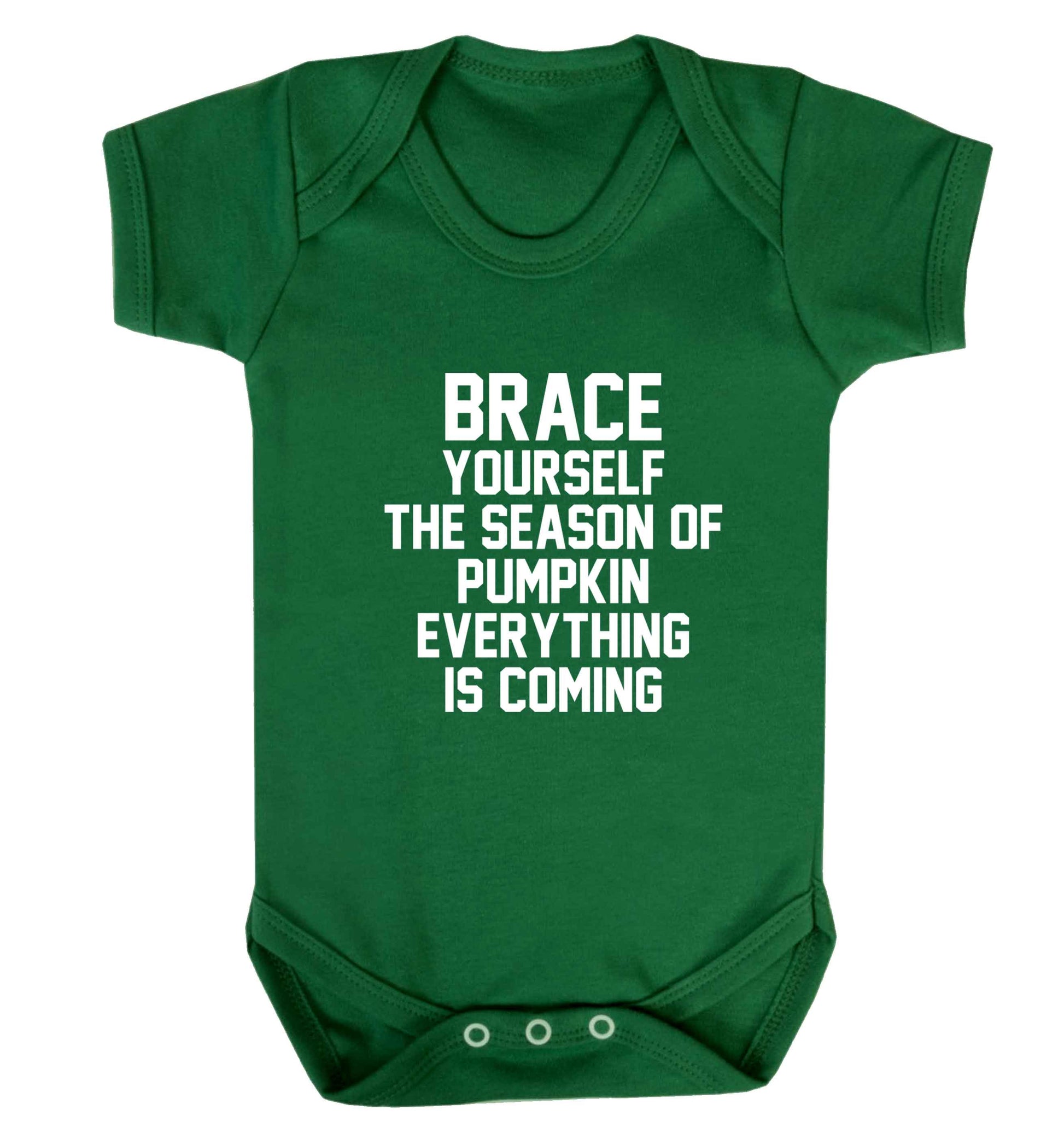 To my Little Pumpkin baby vest green 18-24 months